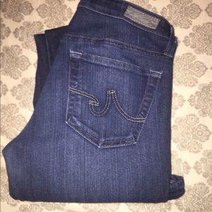 AG The Stilt Medium wash straight leg jeans 26